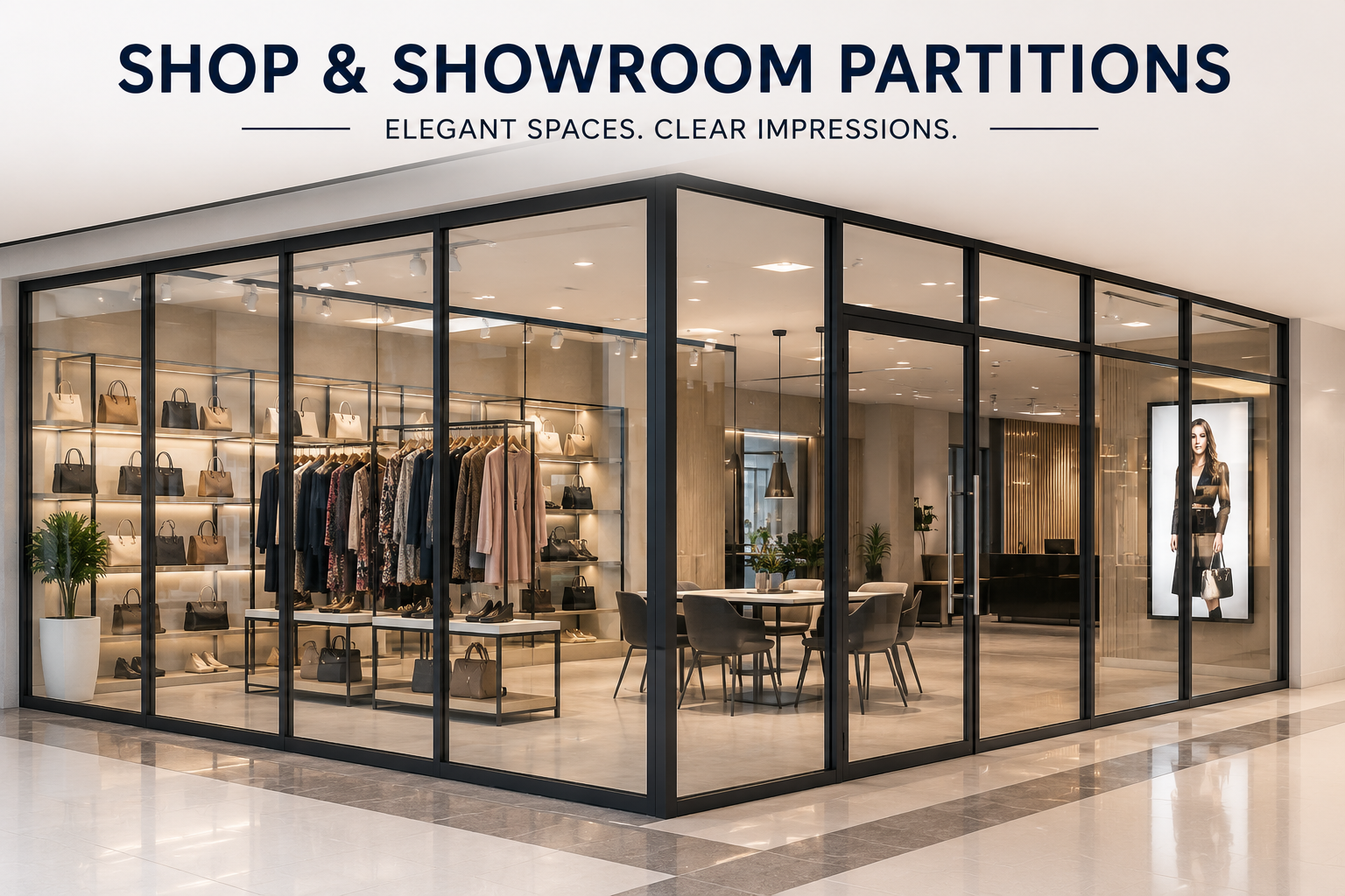 Shop & Showroom Partitions
